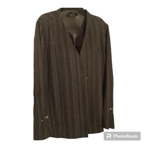 😎S O L D 😎😎. Herringbone Faux Pearl Accents Blazer